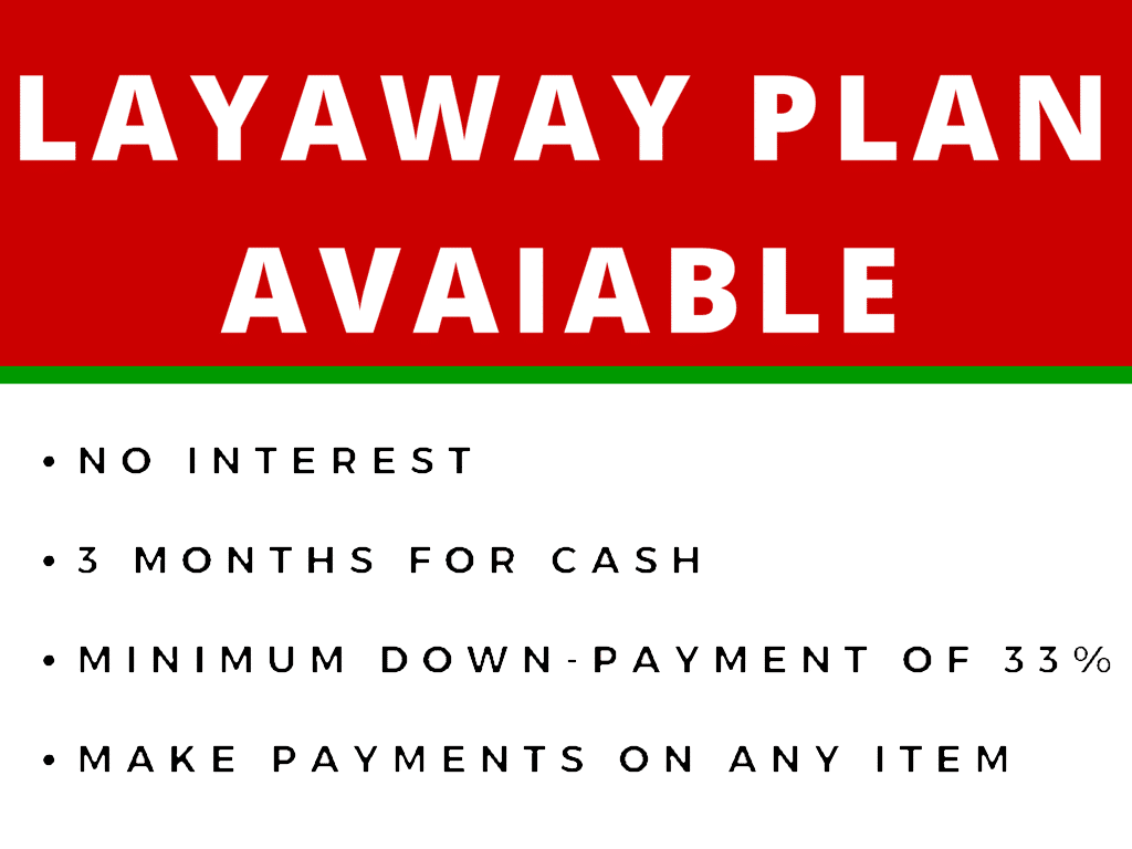 sawhs arima trinidad layaway plan avaiable L.C Sawh Enterprises