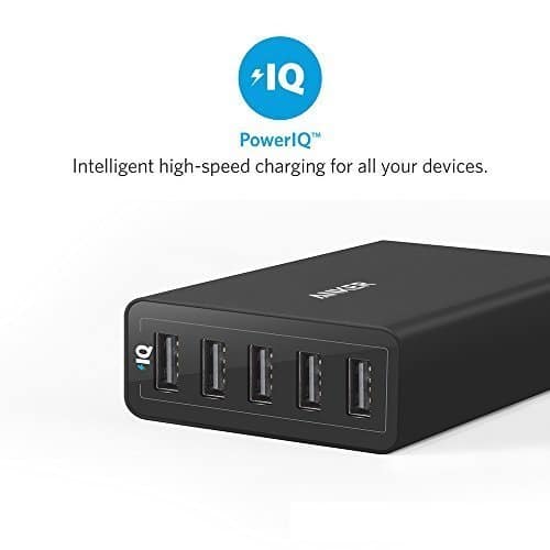 Anker USB 5-Port Charger 40W with PowerIQ Technology - Trinidad