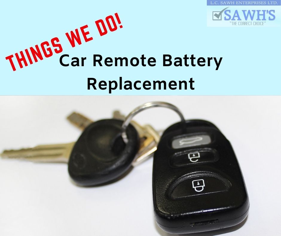 Car Remote Battery Replacement
