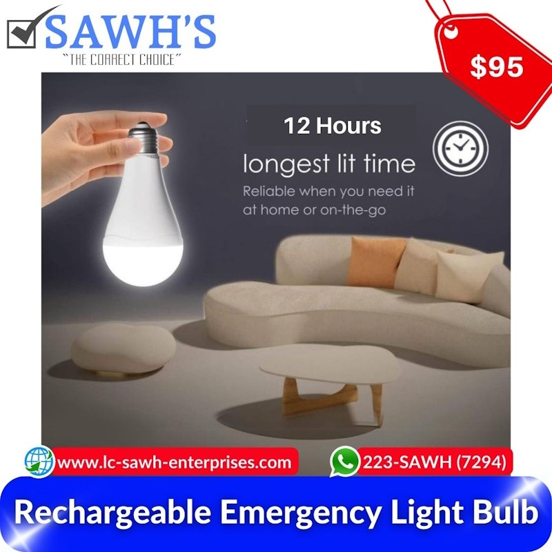 Rechargeable LED Emergency Light Bulb