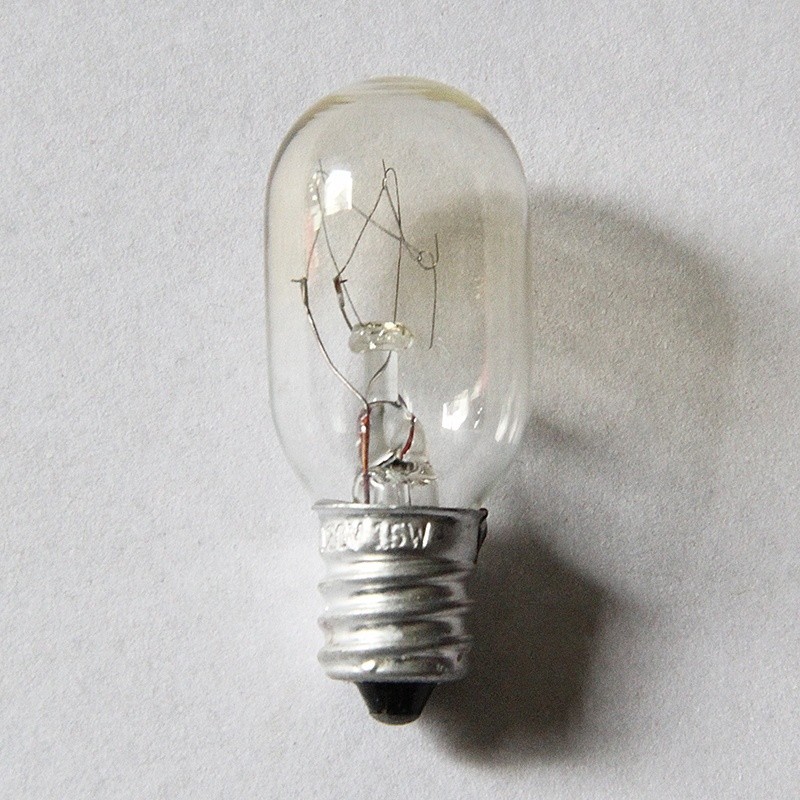 Sewing Machine Light BULB E12, 110V, 15W Use for Fridge, Microwave & Others  
