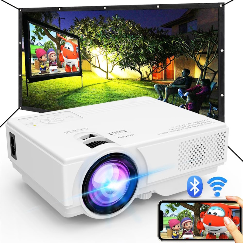 Projector with WiFi and Bluetooth