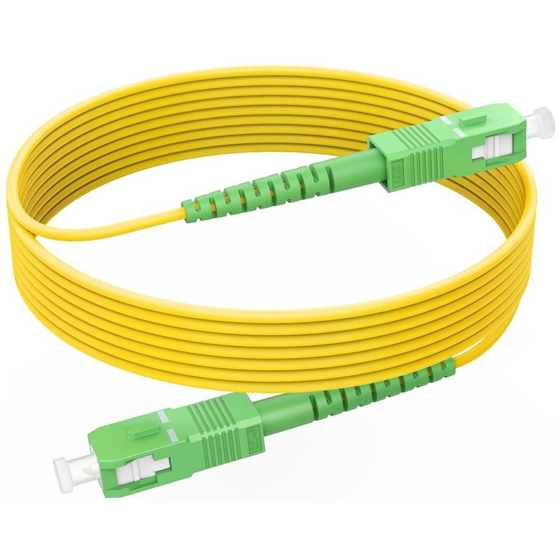 Fiber Optic Internet Patch Cable SC APC Simplex Single Mode - L.C Sawh ...