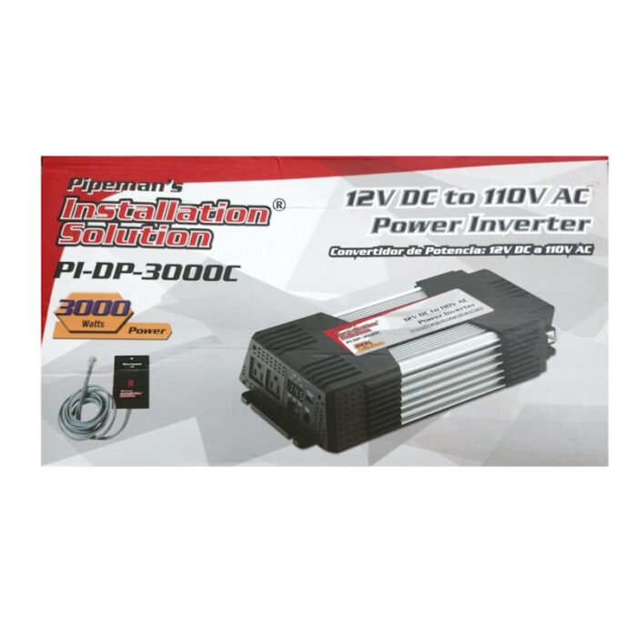 Pipeman's Installation Solution AC Power Inverter DC to AC 3000W