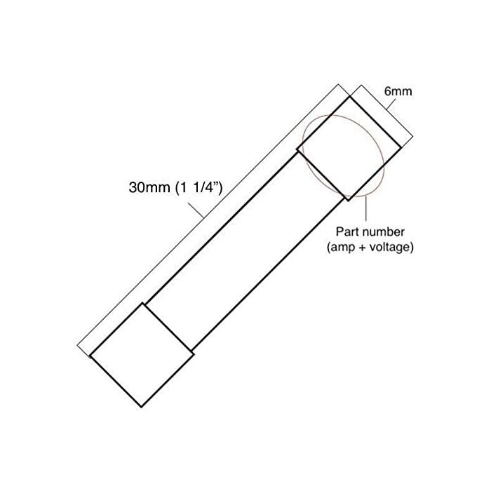 15 amp 20 amp ceramic fuse replacement fuse for microwave 20a 15a