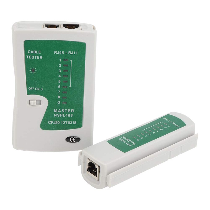 RJ45 RJ11 Cable Tester Fast & Accurate Testing Tool with Split Design